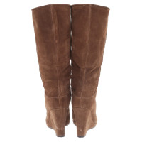 Prada Suede boots in light brown