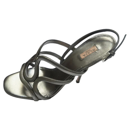 Alaïa Sandals in Silvery