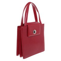Bulgari Handtasche aus Leder in Rot