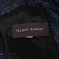 Talbot Runhof Kleid in Blau