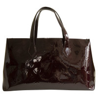 Louis Vuitton Tote Bag aus Lackleder in Bordeaux
