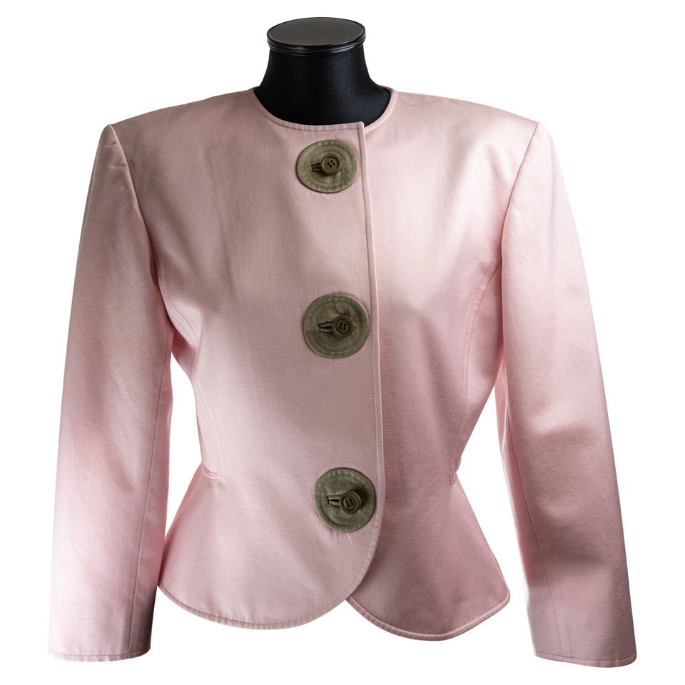 Valentino Garavani Veste/Manteau en Soie en Rose/pink