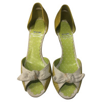 Moschino Cheap And Chic Pumps/Peeptoes Leer in Groen