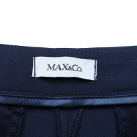 Max & Co Creased trousers in blue