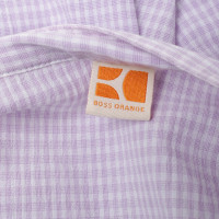 Boss Orange Blouse with plaid pattern