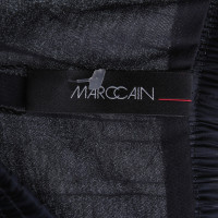 Marc Cain Elegante broek in donkerblauw