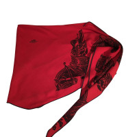 Hermès Foulard rouge / noir