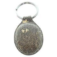Hermès Reptile leather keychain