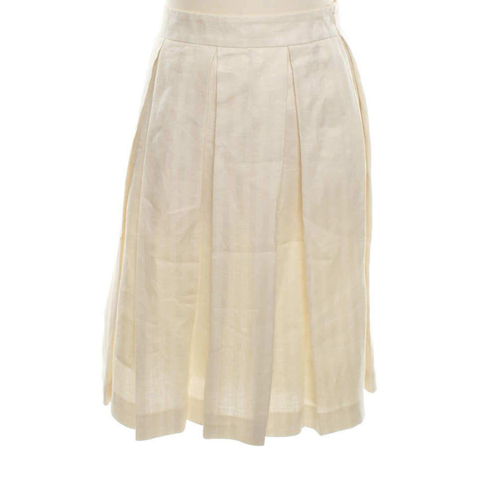 Hugo Boss Pleated skirt in cream - Buy Second hand Hugo Boss Pleated ...