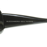 Alessandro Dell'acqua zwart zonnebril