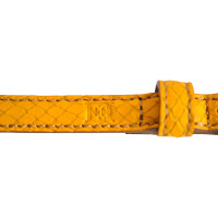 Escada Snakeskin look leather belt