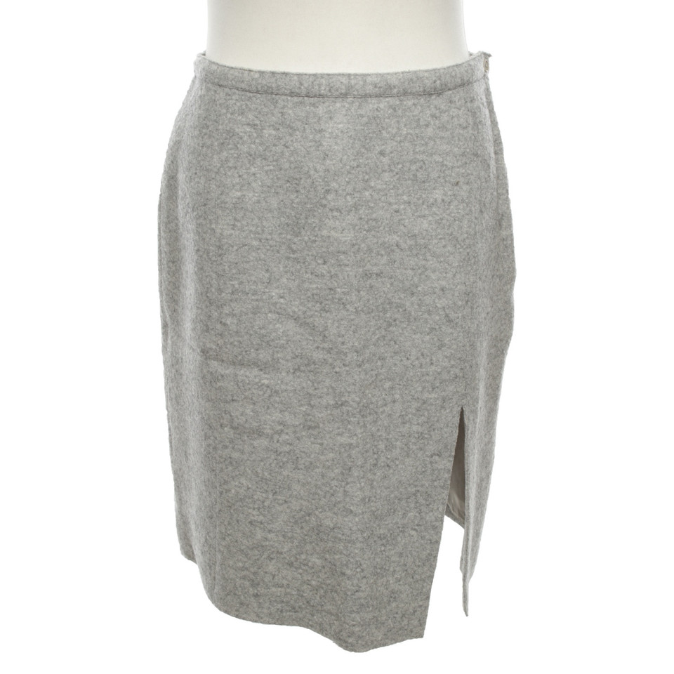 Calvin Klein Skirt Wool in Grey