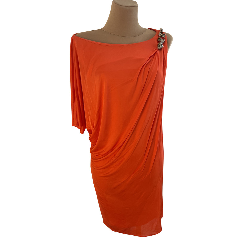 Roberto Cavalli Dress Viscose in Orange