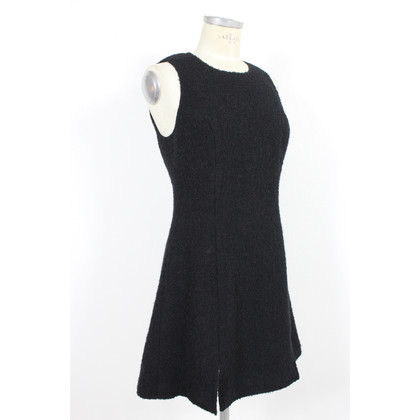 Versace Kleid aus Wolle in Schwarz