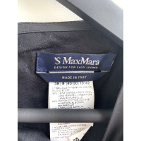 S Max Mara Kleid aus Baumwolle in Schwarz