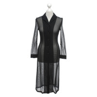 Dolce & Gabbana Manteau transparent en noir