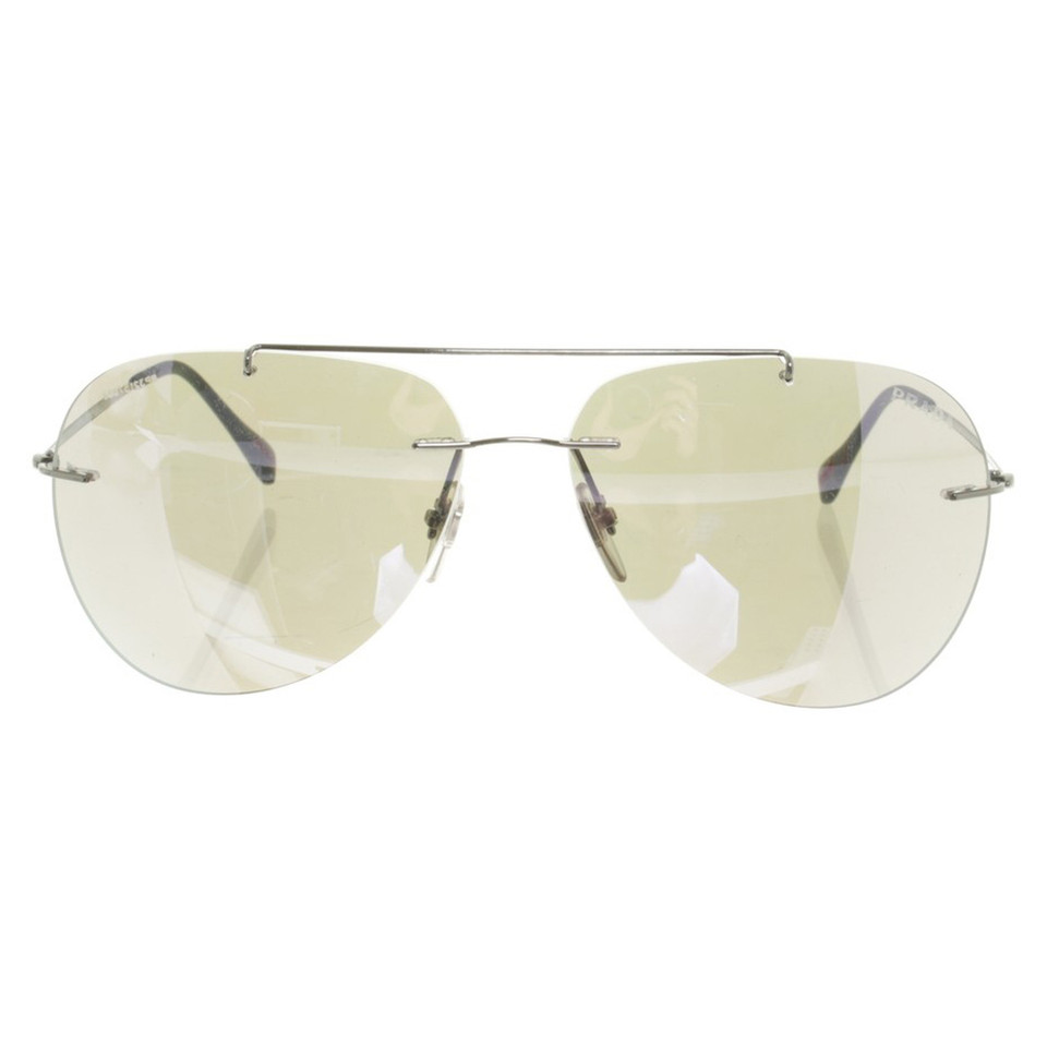 Prada Aviator sunglasses Silver/Blue