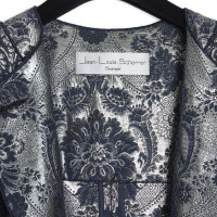 Jean Louis Scherrer Jacket/Coat Cotton in Blue