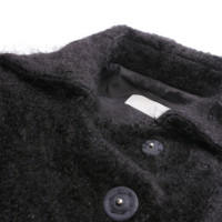 Dondup Jacke/Mantel aus Wolle in Schwarz