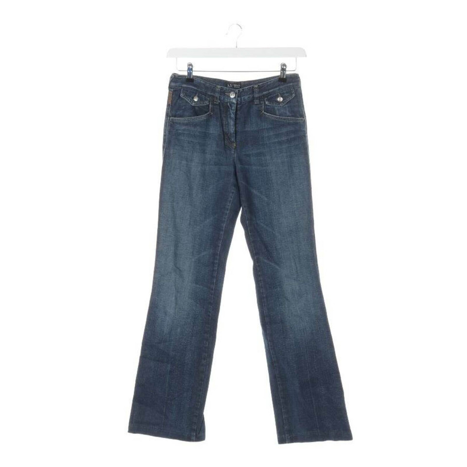 Armani Jeans Jeans en Coton en Bleu