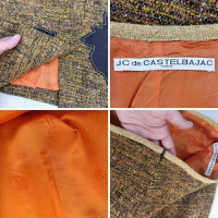Jc De Castelbajac Skirt Wool in Brown