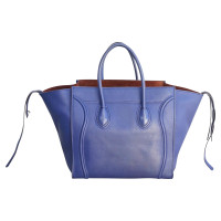 Céline Luggage in Pelle in Blu