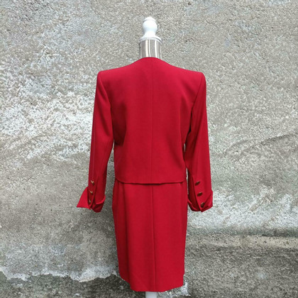 Yves Saint Laurent Suit Wool in Red