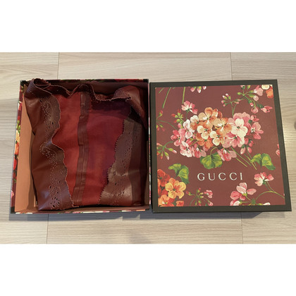 Gucci Giacca/Cappotto in Pelle in Marrone