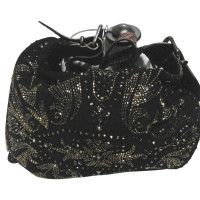 Fendi Handbag Suede in Black