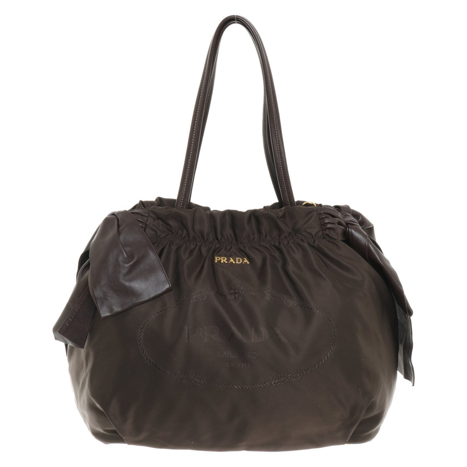 Prada Handbag in dark brown