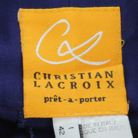 Christian Lacroix Hose aus Wolle in Violett