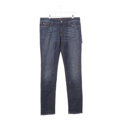 7 For All Mankind Jeans in Cotone in Blu