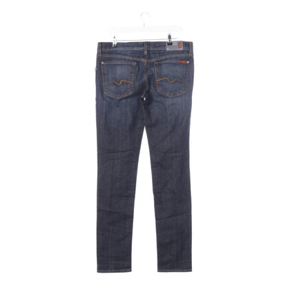 7 For All Mankind Jeans in Cotone in Blu