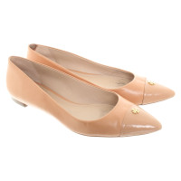 Tory Burch Slippers/Ballerinas Leather in Beige