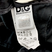 D&G Hose aus Baumwolle in Schwarz