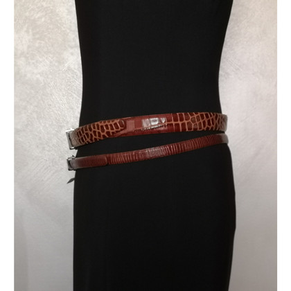 Max Mara Belt Leather in Brown