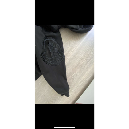 Moncler Kleid aus Baumwolle in Schwarz