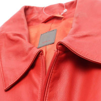 Cinque Jacke/Mantel aus Leder in Rot