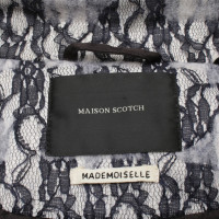 Maison Scotch Cappotto in blu / bianco