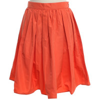 Miu Miu skirt in coral red