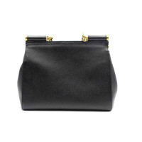 Dolce & Gabbana Sicily Bag Leather in Black