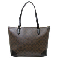 Coach Tote Bag aus Canvas in Braun