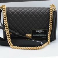 Chanel Boy Bag en Cuir en Marron