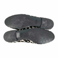 Tod's Slipper/Ballerinas aus Wolle in Schwarz