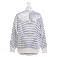 Closed Sweatshirt in white / blue
