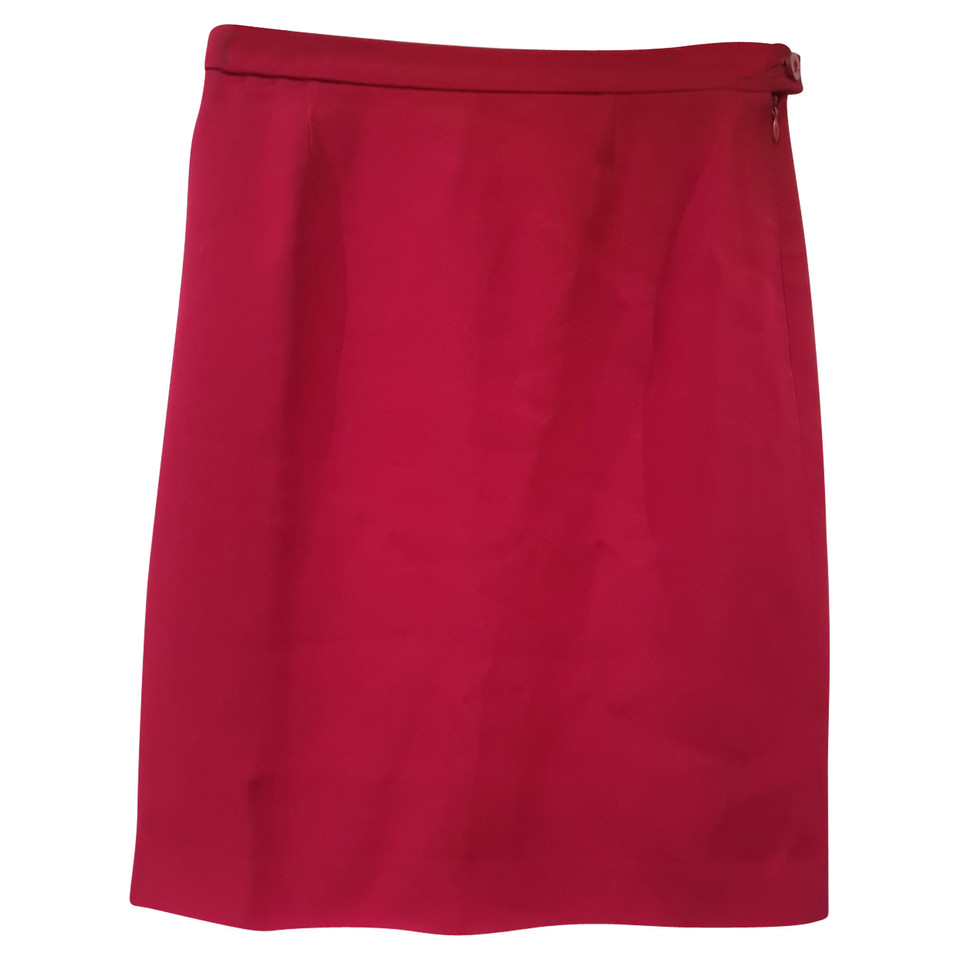 Moschino Cheap And Chic Viscose skirt in red