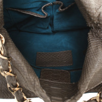 Zagliani Snake leather shoulder bag