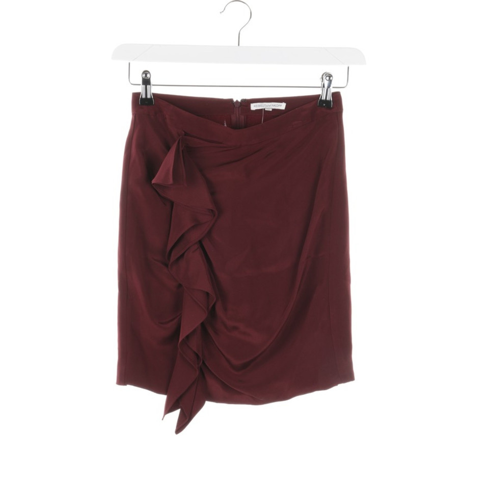 Rebecca Minkoff Skirt Silk in Red