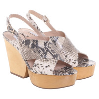 Diane Von Furstenberg Sandals with wood heel