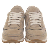 Brunello Cucinelli Sneakers Leer in Beige